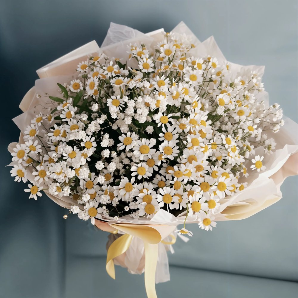 Букет цветов из: Гипсофила